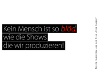 Kein Mensch ist so blöd wie die Shows die wir produzieren - Moritz Bleibtreu in Free Rainer